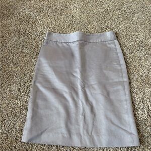 J. Crew Light Gray Pencil Skirt